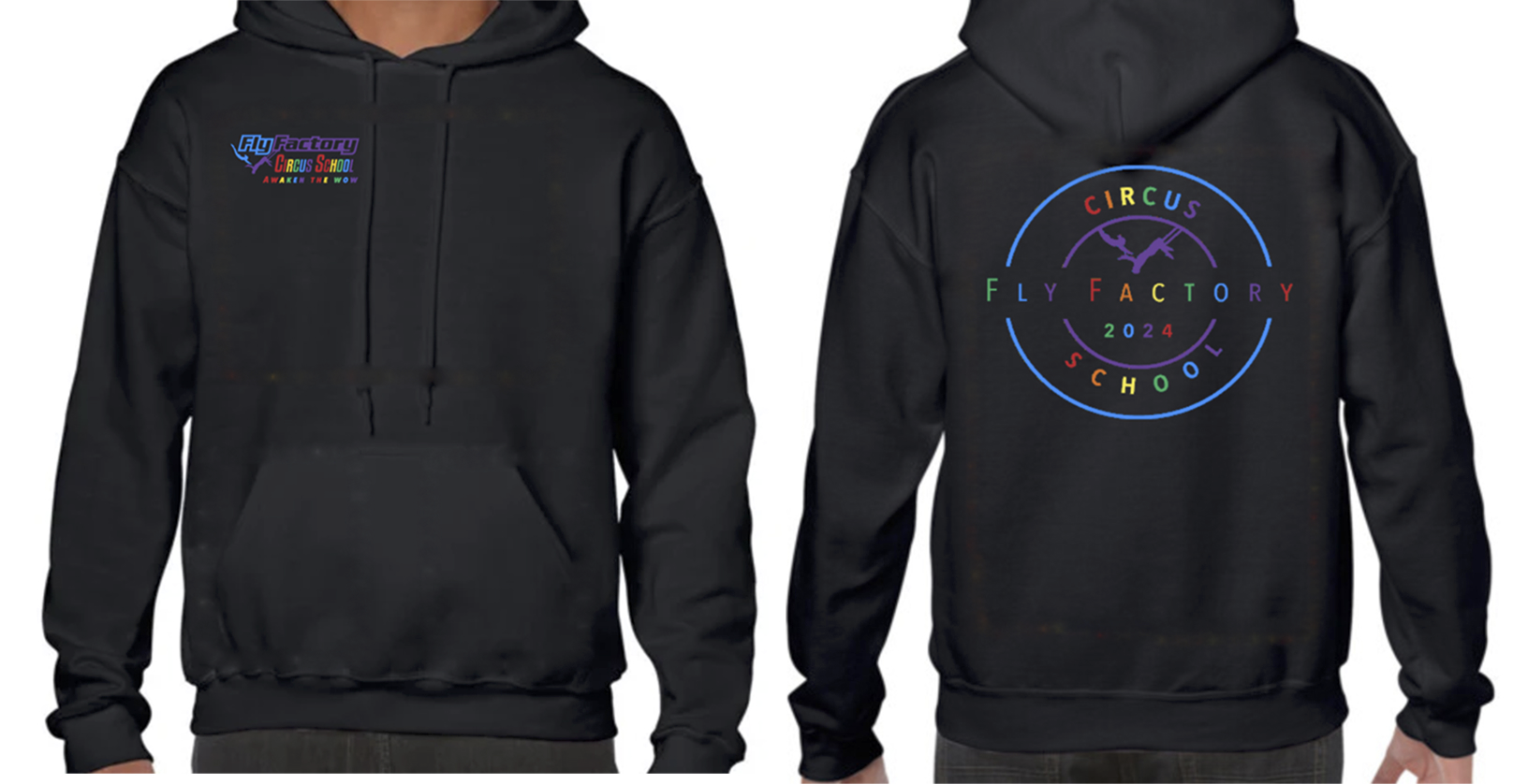 Black Hoodie - Small - Fly Factory